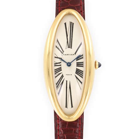 cartier oval maxi|Cartier. A limited edition 18K gold Maxi Oval wristwatch.